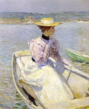 The White Dory by Frederick Childe Hassam - Oil Painting Reproduction