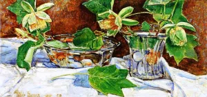 Tulip Tree Blossoms by Frederick Childe Hassam - Oil Painting Reproduction