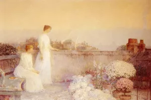 Twilight also known as Le Crepuscule by Frederick Childe Hassam - Oil Painting Reproduction