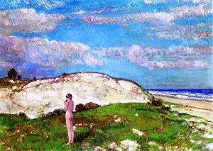 Uncle Benny's Dune by Frederick Childe Hassam Oil Painting