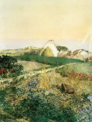 Villers-le-Bel also known as The Enchanted Hour by Frederick Childe Hassam - Oil Painting Reproduction