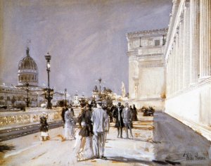 World's Fair, Chicago by Frederick Childe Hassam Oil Painting