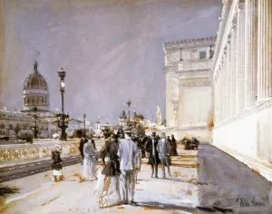 World's Fair, Chicago by Frederick Childe Hassam Oil Painting