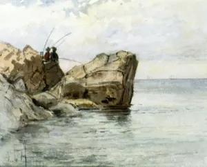 Young Fishermen by Frederick Childe Hassam Oil Painting