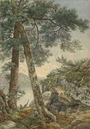 Through the Trees by Frederick Frank Durand Oil Painting