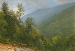 View Down the Valley by Frederick Frank Durand Oil Painting