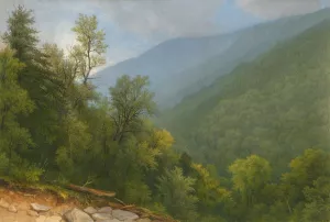 View Down the Valley Oil painting by Frederick Frank Durand