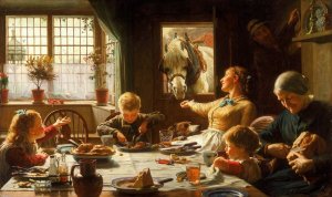One of the Family by Frederick George Cotman Oil Painting