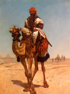 An Egyptian Nomad by Frederick Goodall - Oil Painting Reproduction