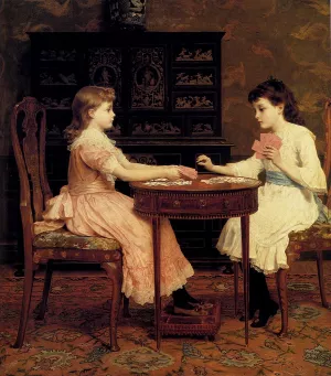 Old Maid painting by Frederick Goodall