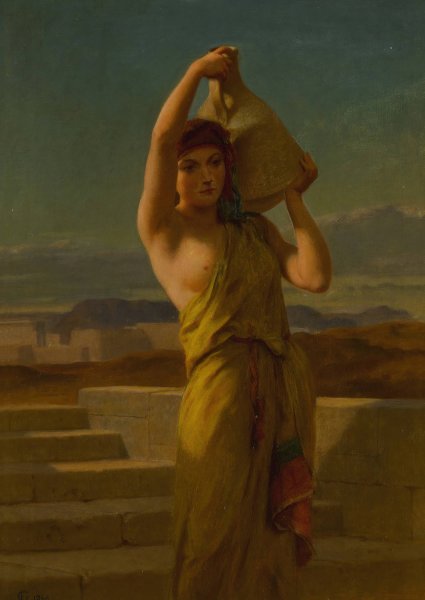 Rachel  by Frederick Goodall - Hand-Painted Oil Painting Reproduction