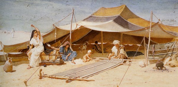 Main Product Photo of Spinners and Weavers Painting by Frederick Goodall