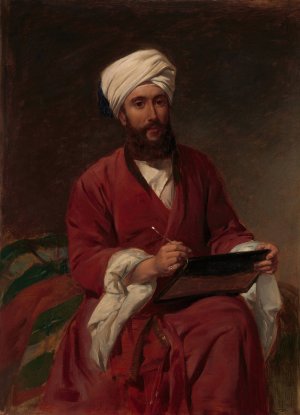 William Edward Dighton by Frederick Goodall Oil Painting