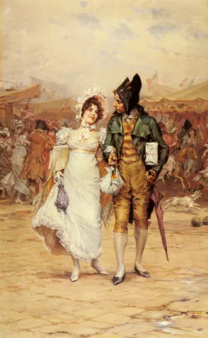 A Day at the Carnival Oil painting by Frederick Hendrik Kaemmerer