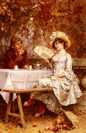 Tea In The Garden, Autumn