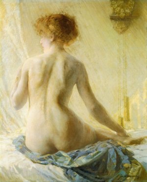 The Morning Hour by Frederick John Mulhaupt Oil Painting