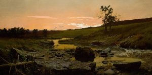 Sunset by Frederick Judd Waugh Oil Painting
