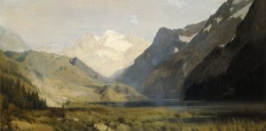 Yosemite South Fork, Looking Eastward from King's River by Frederick Judd Waugh Oil Painting