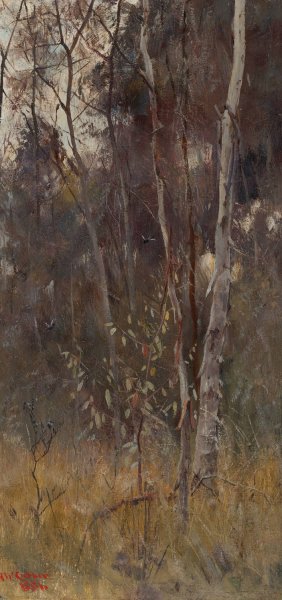 At the falling of the year by Frederick McCubbin Oil Painting
