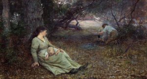 On the wallaby track by Frederick McCubbin Oil Painting