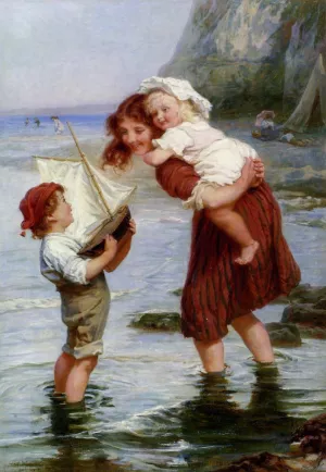 At Scarborough painting by Frederick Morgan