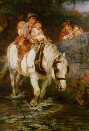 Hold Tight by Frederick Morgan - Oil Painting Reproduction