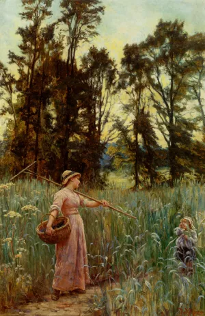 Not Far To Go by Frederick Morgan - Oil Painting Reproduction