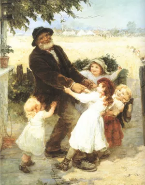 Off to the Fair by Frederick Morgan - Oil Painting Reproduction