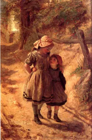 Sisters by Frederick Morgan - Oil Painting Reproduction
