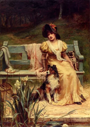 Where Could He Be by Frederick Morgan Oil Painting