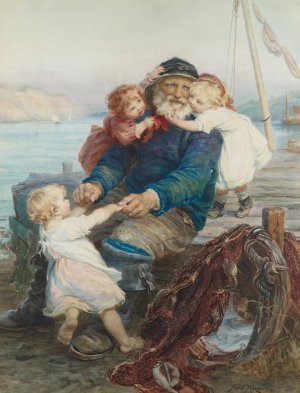 Which Do You Love Best by Frederick Morgan Oil Painting