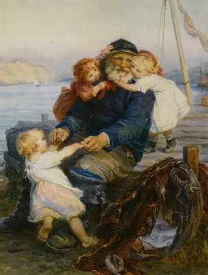 Which One Do You Love Best by Frederick Morgan Oil Painting