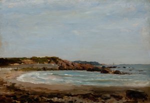 New England Coastline by Frederick Porter Vinton Oil Painting