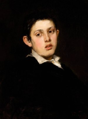 Portrait of a Boy by Frederick Porter Vinton Oil Painting