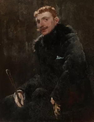 Portrait of a Gentleman by Frederick Porter Vinton Oil Painting