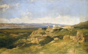 General Garibaldi's Residence at Caprera by Frederick Richard Lee Oil Painting