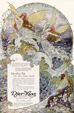 Djer-Kiss Talc by Frederick Richardson Oil Painting