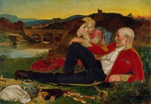 Autumn by Frederick Sandys Oil Painting