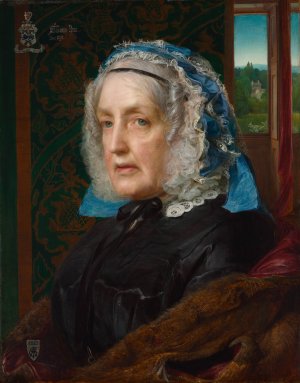 Portrait of Susanna Rose by Frederick Sandys Oil Painting