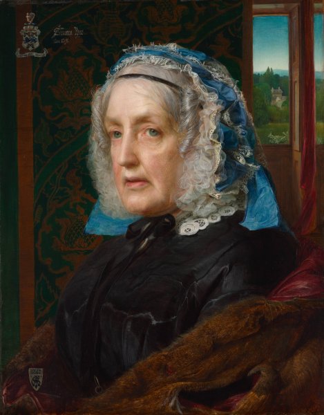 Portrait of Susanna Rose  by Frederick Sandys - Hand-Painted Oil Painting Reproduction