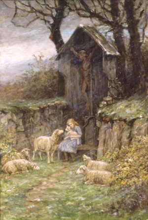 Refuge by Frederick Stuart Church Oil Painting