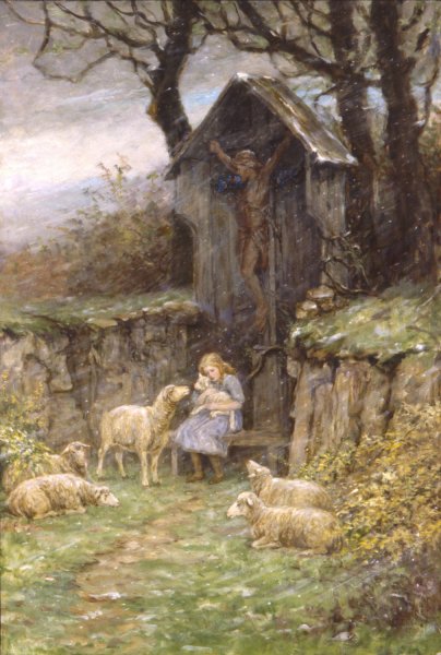 Refuge  by Frederick Stuart Church - Hand-Painted Oil Painting Reproduction