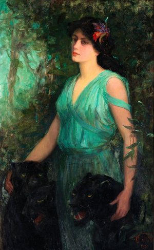 The Black Orchid by Frederick Stuart Church Oil Painting