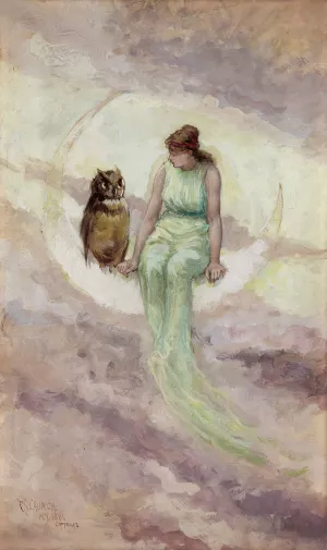 The Witch's Daughter by Frederick Stuart Church Oil Painting