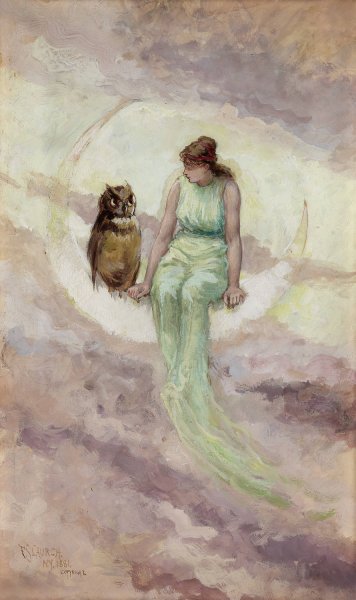 Main Product Photo of The Witch's Daughter  Painting by Frederick Stuart Church