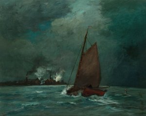 Prince's Bay, Staten Island by Frederick W. Kost Oil Painting