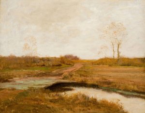 Southfield Marshes, Staten Island by Frederick W. Kost Oil Painting