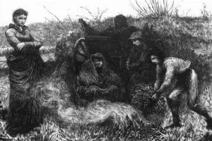 The Vagrants painting by Frederick Walker