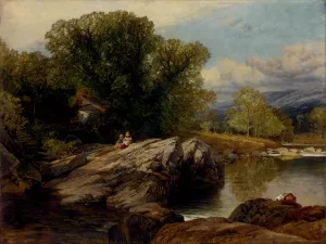 Bettws-y-Coed painting by Frederick William Hulme