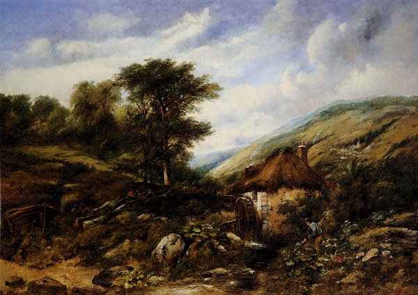 Main Product Photo of The Mill Stream Painting by Frederick William Watts